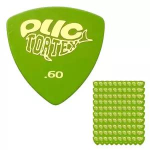 [에이치플러스몰]악기소품 삼각 pdt69 그린 (100P) 통기타피크 0.6mm 기타용품
