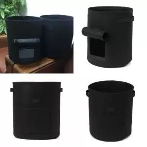 고구마 감자키우기 부직포 화분 2p세트 35x40cm 블랙 아파트텃밭 옥상텃밭