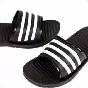 쿠션 슬리퍼 검정 280mm 실내화 베란다신발