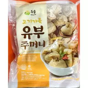 고기유부주머니 (두솔 17입 500g)음식재료 분식 간식 도시락 소풍 나들이 맛있는