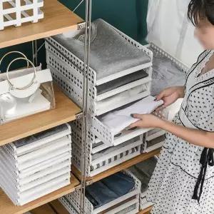 선반형 XKN927C9 옷정리함 슬라이딩 서랍식선반 적충수납함 1개