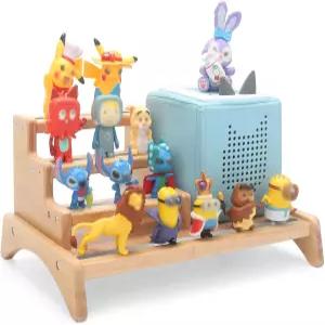 자석형 캐릭터 피규어 3단 정리대 오디오 박스 호환 데스크탑 수납 선반 10-15개 거치용 마그네틱 컬렉션