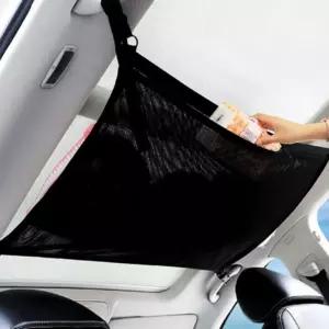 자동차 수납함 의외의 차량목베개보관공간활용 정리망 소품 장거리여행 그물함