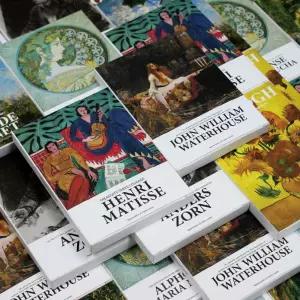 뮤지엄 엽서 30장 빈티지 인테리어 포스터 감성엽서 인테리어소품 카룰빈