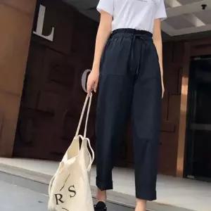 [라일리여성의류] Rly 봄 여름 롤업 여성 밴딩 포켓 포인트 배기 바지