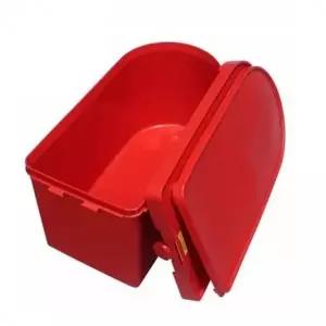 타파웨어 쌀통 밀폐용기 잡곡통 쌀보관 밀폐 용기 레드 10kg