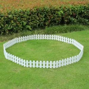정원꾸미기 하얀 울타리 10p세트 화단장식 인테리어 소품 잔디 스튜디오 베란다 용품