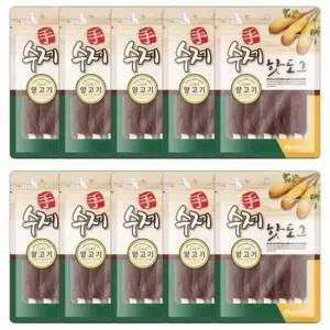 [반려] 강아지 수제 핫도그 양고기 100g 10P 애견 껌간식