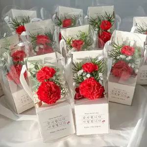 브로치 코사지 스승의날 어버이날 선물 감사 기념일 조화 꽃 장식 핀 액세서리