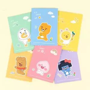 626D] 1300 리틀카카오프렌즈 러블리 신학기 제본 노트 (10개세트)