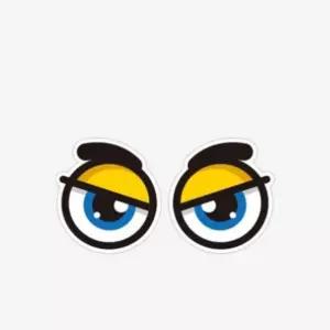 앵그리 왕눈 자동차 스티커 화물차이 트럭이차량반사 용반사 안전 이스티커 반사판 트럭이 테이프 차량용