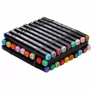 마카펜 세트 60색 80 마커 미술용스케치펜 미술용 디자인 듀얼 트윈 채색 채도구 컬러