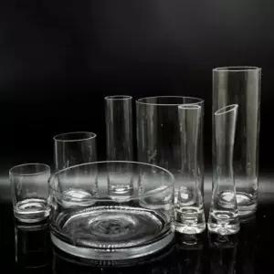 원통 유리 화병 10x20 수경 창가화분인테리어 카페 까페 실내 사무실 회사 선반 테이블 탁상 책상 창틀 꽃