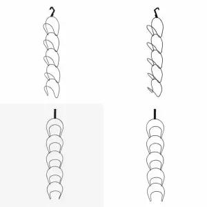 모자걸이 QVU631N7 블랙 모자진열대 모자걸이행거