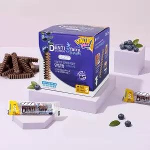 덴티페어리 블루베리 밸류팩 860g 포켄스 강아지 치석 입냄새 제거 덴탈껌