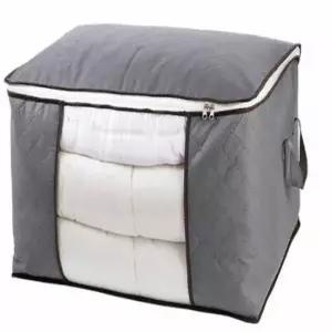 옷정리대 WSK106L7 메쉬반투명의류정리함 의류정리함 회색