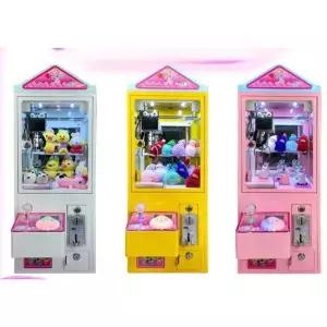 스탠드형 인형 뽑기 크레인 화이트 기계 집게 유치원