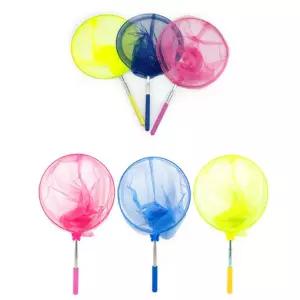 버그랜드 잠자리채 색상랜덤곤충 물고기 잡이 길이조절뜰채 채집 도구 학습교구 채집망 접이식망