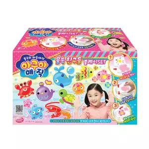 아쿠아매직 물속 친구들 플레이SETDIY물감 모형틀 모형 캐릭터 장난감 어린이선물 날선물 아이들 놀이 만들