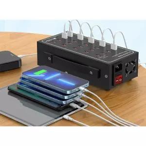 업소용 멀티 충전기 거치대 헬스장 식당 카페 전원