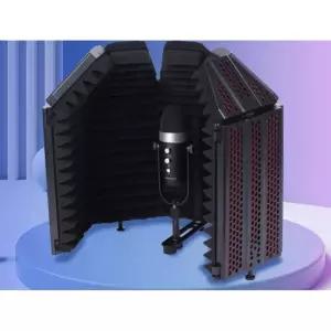 녹음실 방음벽 마이크 가림막 접이식 노래방 스탠드