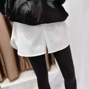 [신상오픈런]페이크티셔츠 힙커버 레이어드 셔츠느낌 치마 (30492446)