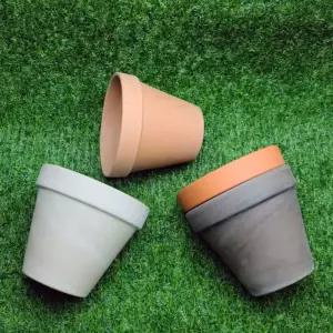 표준형 토분 20x17cm 화분 금전수선인장 허브 초보자 테라코타 도자기 모던 인테리어 튼튼한 황토 베란다