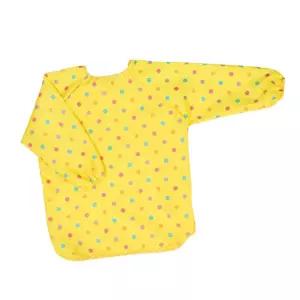 키즈미술가운 레인보우 도트그림 앞치마 토시 모래놀이 다용도 용가운 아이 용품 방수