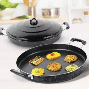 대용량 전판 대용량 주물 전판 사각 원형 논스틱 코팅 가정용 하이라이트 프라이팬 베이직