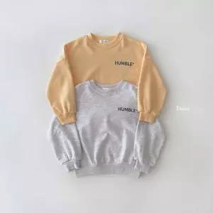 [연투] 디세인트 26봄 험블맨투맨 24개월 아기 유아 키즈 아동복 여아 남아 봄티셔츠