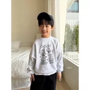 [연투] 디세인트 26봄 퍼피펍맨투맨 24개월 아기 유아 키즈 아동복 여아 남아 맨투맨