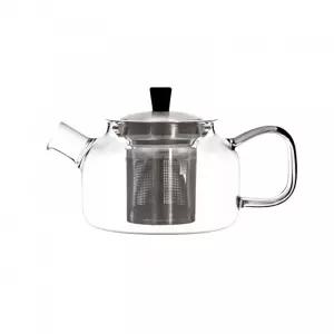 북대사글라스 H12 유리다관 220ml 차우리기찻주전자 티포트 스텐거름망 잎차 숙우 거름망팟 티팟