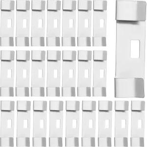 24팩 버티컬 블라인드 수리 탭 키트 클립 윈도우 교체용 슬랫 간편한 설치