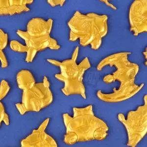 포켓몬스터 랜덤 황금 펀딱지 놀이 캐릭터 게임 장난감