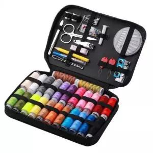 [콩심팥심]반짇고리함 세트 98P 바느질 바느실 키트 실 바늘 휴대용 반짇고리