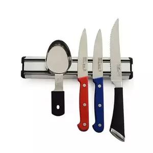 [콩심팥심]스테인리스 자석 칼거치대 주방 칼꽂이 싱크대 스텐 칼걸이