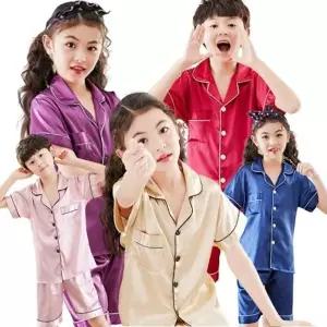 유아 아동 어린이 부드러운 여름 수면 잠옷 파자마 세트