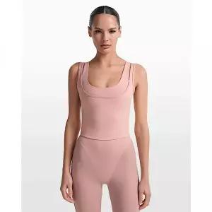 [나이키]스킴스 매트 여성 더블 스트랩 스쿱 탱크 탑 - NSKM HIMALAYAN IU8281-662 401138