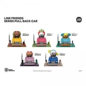 비스트킹덤 LINE FRIENDS Series Pull back car set 풀백 카 세트 (BKD149121) 라인 프렌즈 피규어정품 인