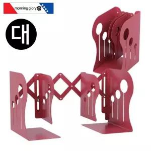 모닝글로리 다이나믹 접이식 책꽂이 (대) (핑크)테이블정리 책상 사무용품 실용품 오피스 정리 간이 기본