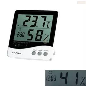 탁상용 온습도계 디지털 습온도계 전자 건전지형 신생아 어린이집 온습도기