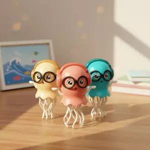 프랜디 춤추는 문어 댄싱 뮤직 인형 장난감 사운드 라이트 피규어 장애물회피 모형 어린이