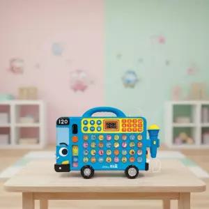 타요 노래하는 한글버스 사운드패드 장난감 마이크 노래방 한글 학습 버튼 숫자 낱말배우기