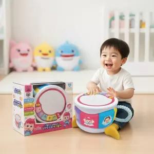 베베핀 드럼 악기놀이 장난감 말하고 노래하는 멜로디 피아노 큰북 효과음 음악 연주 손잡이