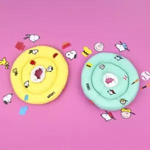 패리스독 피너츠아이콘넥카라애견핥음방지 핥음 쿠션 쿠션형 훈련용 강아지