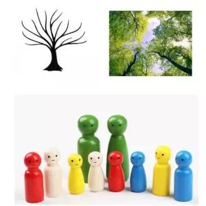 가족 모형 피규어 세트 실바니안 인형 심슨 액션 훈련