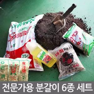 전문가용 분갈이 6종세트고급식물영양제 부족 가정용 분재 관엽 용제 보호제 리약 화분 전용