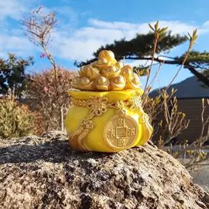 풍수 현관입구 소금단지 개업선물사무실 이사 집들이추천 인테리어소품 외국인 액막이장식품 식선물