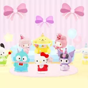 산리오 축하 시리즈 피규어-랜덤장난감 완구 아동 유아 규어 캐릭터어 놀이 어장난감 아동어