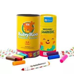 선명한색 잡기편한 유아동 지워지는 워셔블 마커 기본 어린이집답례품